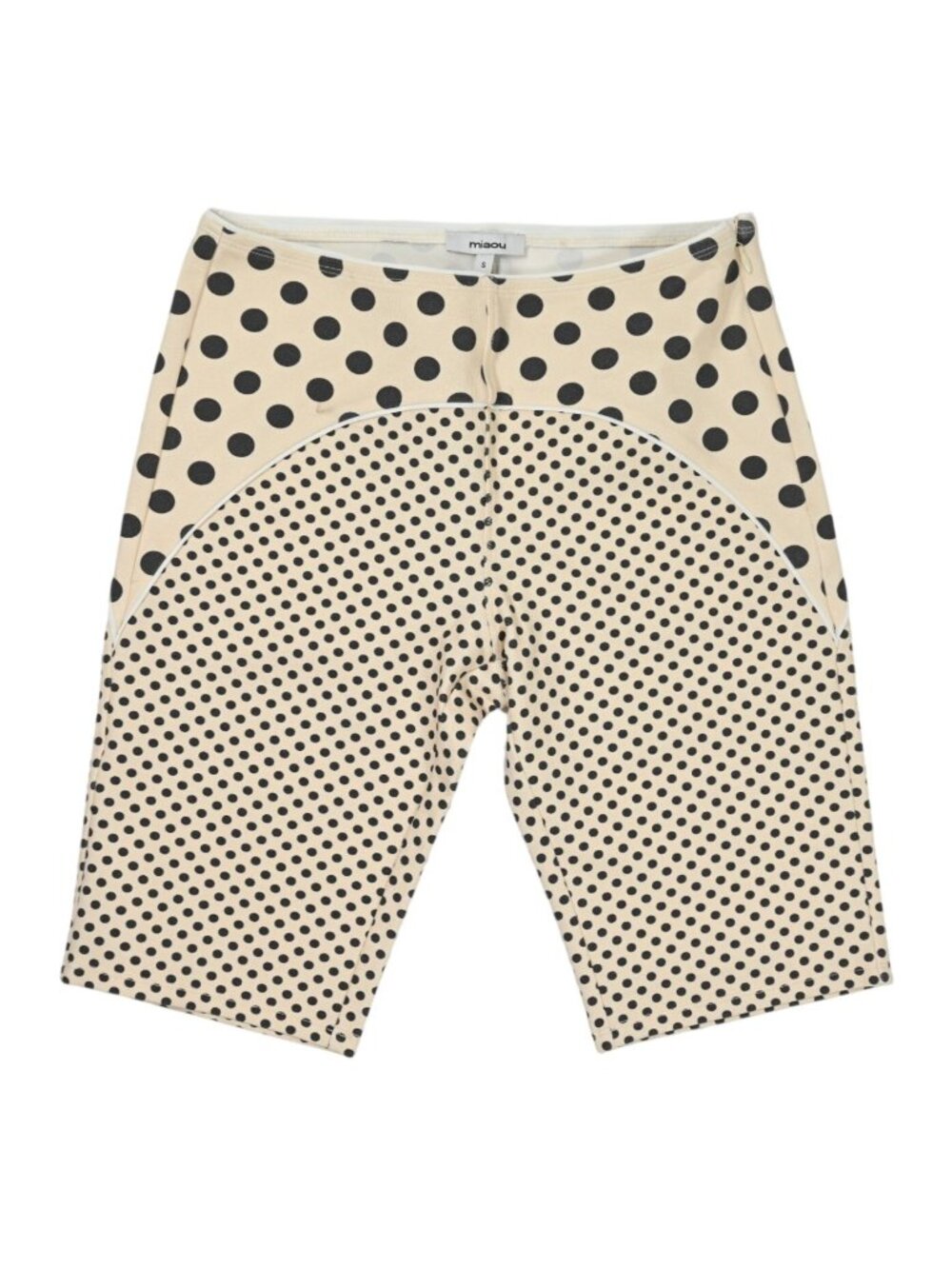 Miaou Jane Capri in Nude Polka Dot